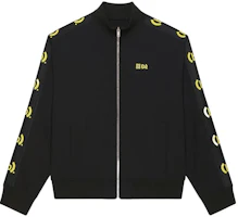 Order GIVENCHY FW22 Black Track Jacket with Side Letter Print Detail BMJ0JP3Y9B-001