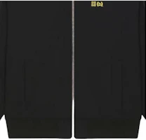 Details for GIVENCHY FW22 Black Track Jacket with Side Letter Print Detail BMJ0JP3Y9B-001