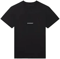 Lookbook GIVENCHY FW22 黑色十字標誌印花圓領T恤 BM71DG3Y6B-001