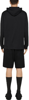 Givenchy FW22 Sudadera Negra con Logo de Manga Larga para Hombre. BM71F73Y6B-001 Shop Givenchy FW22 Sudadera Negra con Logo de Manga Larga para Hombre. BM71F73Y6B-001