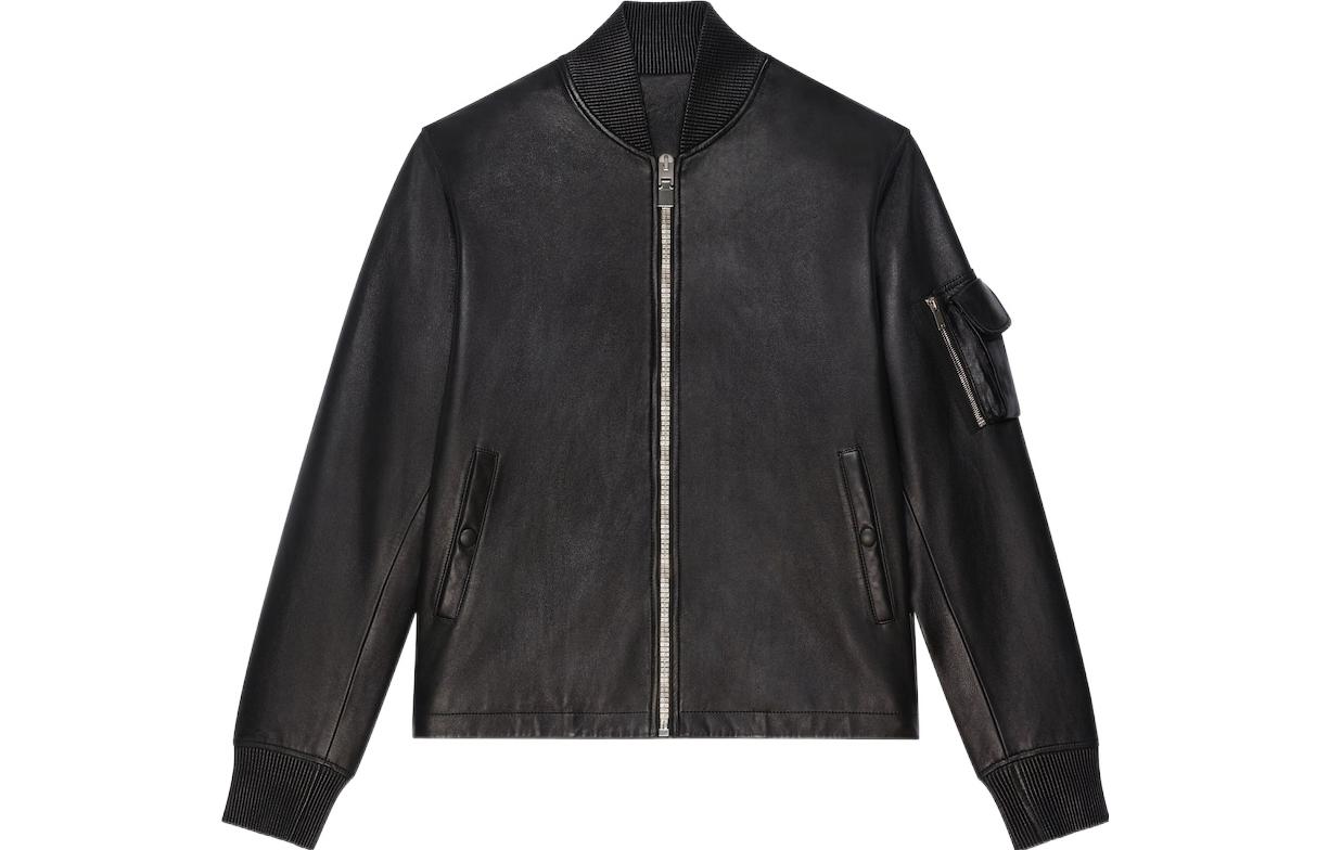 Givenchy FW22 Black Multi-Pocket Flight Jacket BM00YT6003-001