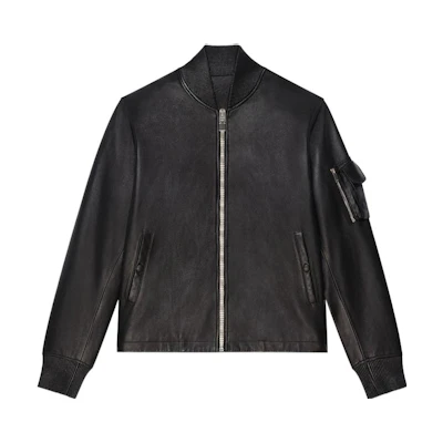 Givenchy FW22 Black Multi-Pocket Flight Jacket BM00YT6003-001