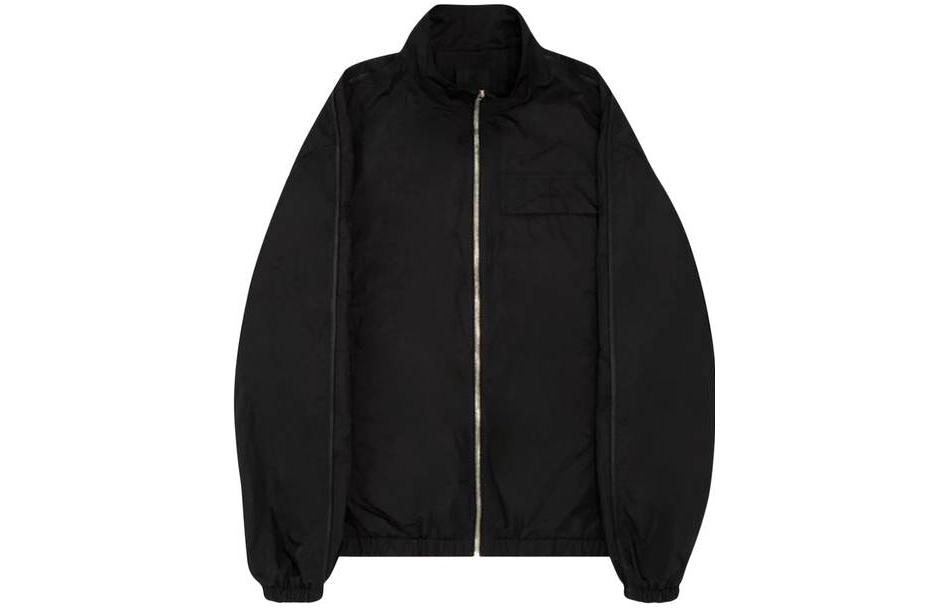 Givenchy FW22 Black Solid Color Zip-Up Casual Jacket BM00Z713YT-001