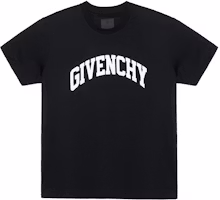 Givenchy FW22 College Letter Print Crewneck T-Shirt Black (). BM716R3YAA-001 Givenchy FW22 College Letter Print Crewneck T-Shirt Black (). BM716R3YAA-001