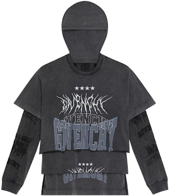 紀梵希FW22層次感高領套頭灰色男士T恤 BM71FC3Y8T-020 Buy 紀梵希FW22層次感高領套頭灰色男士T恤 BM71FC3Y8T-020