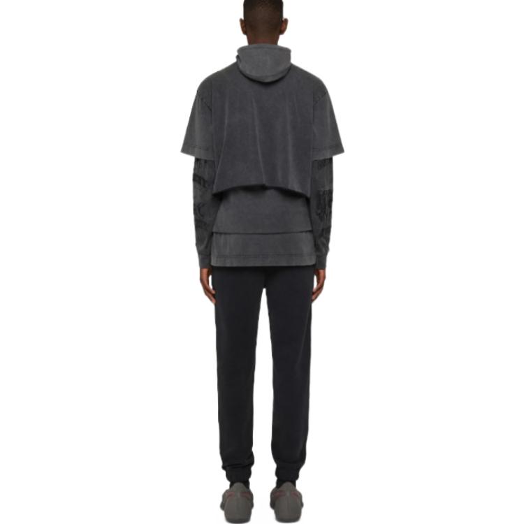 Purchase 紀梵希FW22層次感高領套頭灰色男士T恤 BM71FC3Y8T-020