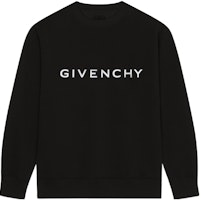 Sudadera Negra Givenchy FW22 con Estampado de Letras Crewneck Pullover. BMJ0HA3YAC-001 Order Sudadera Negra Givenchy FW22 con Estampado de Letras Crewneck Pullover. BMJ0HA3YAC-001