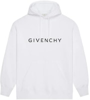 Givenchy FW22 Letter Print Pullover Hoodie White BMJ0HC3YAC-100 Givenchy FW22 Letter Print Pullover Hoodie White BMJ0HC3YAC-100