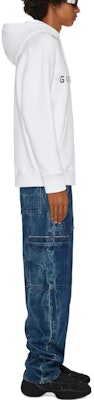 Givenchy FW22 Hoodie Putih dengan Cetakan Tulisan. BMJ0HC3YAC-100 Purchase Givenchy FW22 Hoodie Putih dengan Cetakan Tulisan. BMJ0HC3YAC-100