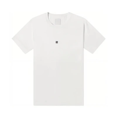 GIVENCHY FW22 Logo Crewneck T-Shirt White Tee BM71DK3Y6B-100