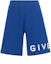 Buy Givenchy FW22 Logo Print Bermuda Shorts Men’s Blue BM513A3Y78-426