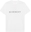 Buy GIVENCHY FW22 Kaos Pria Lengan Pendek Logo Print Crewneck Putih BM716N3YAC-100