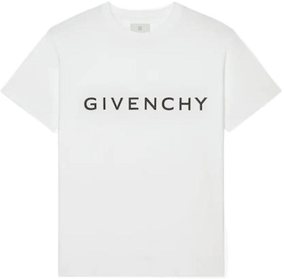 GIVENCHY FW22 Kaos Pria Lengan Pendek Logo Print Crewneck Putih BM716N3YAC-100 Order GIVENCHY FW22 Kaos Pria Lengan Pendek Logo Print Crewneck Putih BM716N3YAC-100