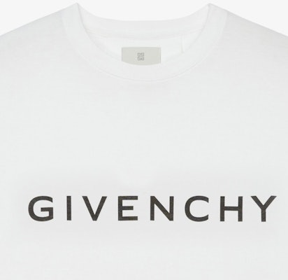 GIVENCHY FW22 Kaos Pria Lengan Pendek Logo Print Crewneck Putih BM716N3YAC-100 Purchase GIVENCHY FW22 Kaos Pria Lengan Pendek Logo Print Crewneck Putih BM716N3YAC-100