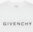 Purchase GIVENCHY FW22 Kaos Pria Lengan Pendek Logo Print Crewneck Putih BM716N3YAC-100
