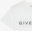 Cheap GIVENCHY FW22 Kaos Pria Lengan Pendek Logo Print Crewneck Putih BM716N3YAC-100