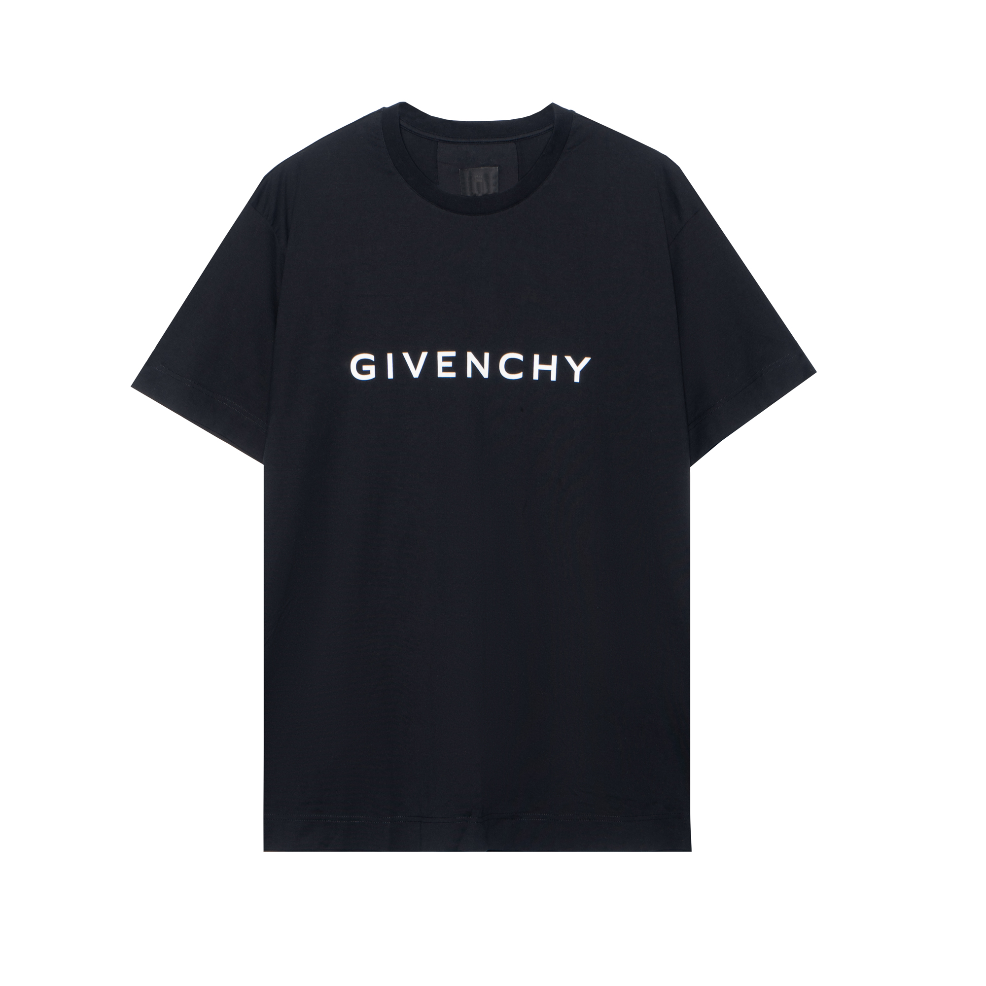 Givenchy FW22 Logo Print Crewneck T-Shirt Black BM716G3YAC-001