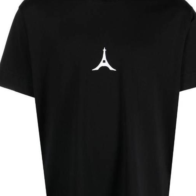 Cheap GIVENCHY FW22 Logo Printed Black Short Sleeve Casual T-Shirt . BM716R3Y88-001