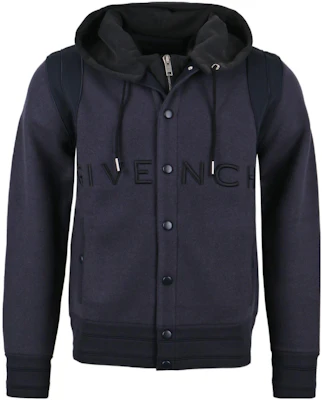 Givenchy 2022秋冬海军蓝字母图案拉链夹克毛衣 BM00R64YAD-410 Buy Givenchy 2022秋冬海军蓝字母图案拉链夹克毛衣 BM00R64YAD-410