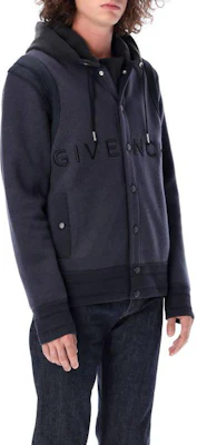 Givenchy 2022秋冬海军蓝字母图案拉链夹克毛衣 BM00R64YAD-410 Purchase Givenchy 2022秋冬海军蓝字母图案拉链夹克毛衣 BM00R64YAD-410