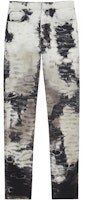 Givenchy FW22 Painted Distressed Slim Fit Black Jeans for Men BM50ST5Y33-116 Givenchy FW22 Painted Distressed Slim Fit Black Jeans for Men BM50ST5Y33-116