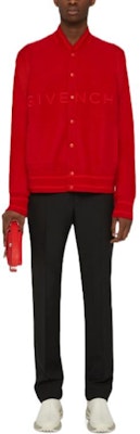 ジバンシィ FW22 レッド シングルブレスト レタープリント 長袖ジャケット BM00R64Y82-600 Lookbook ジバンシィ FW22 レッド シングルブレスト レタープリント 長袖ジャケット BM00R64Y82-600