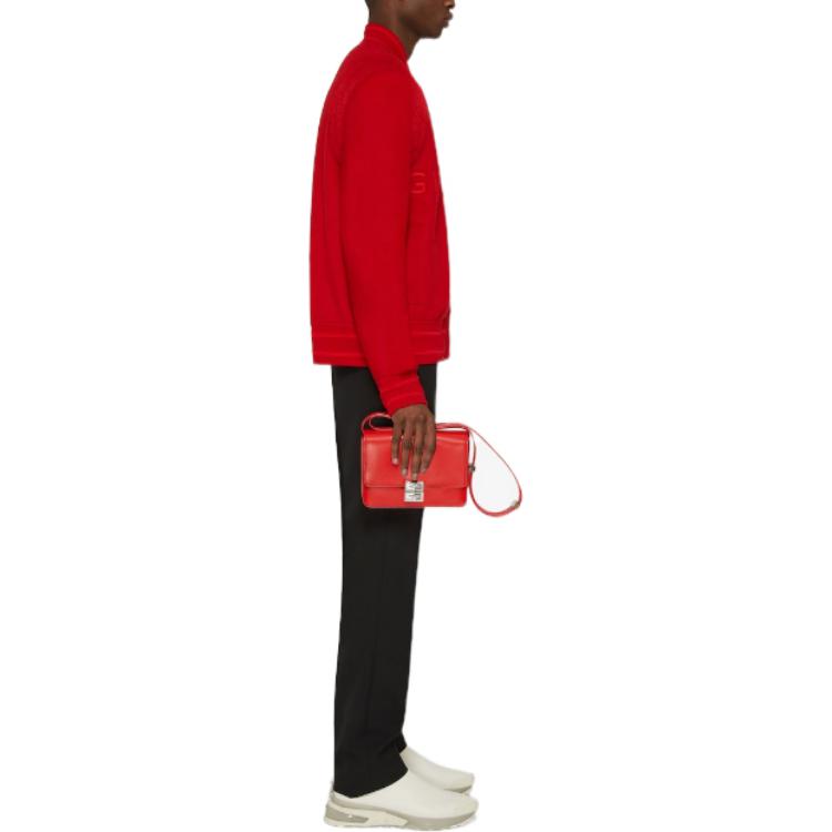 Purchase ジバンシィ FW22 レッド シングルブレスト レタープリント 長袖ジャケット BM00R64Y82-600