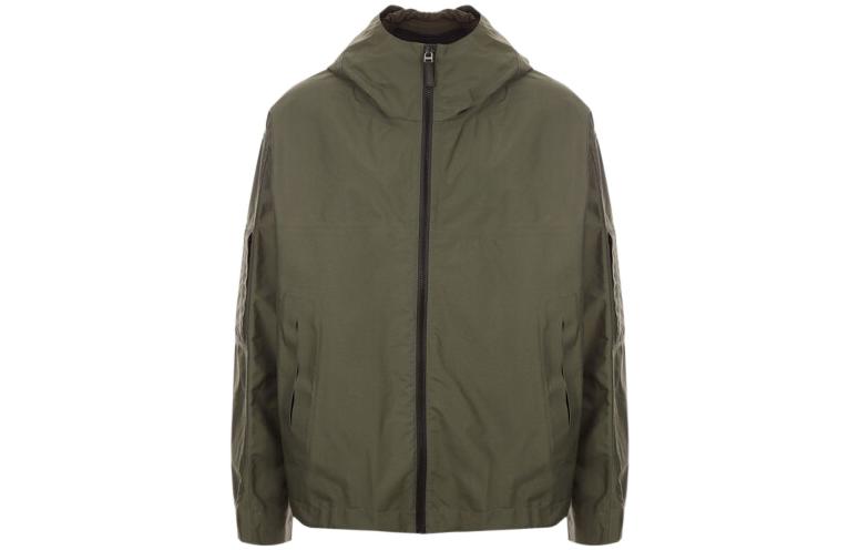 Order ジバンシィ FW22 ソリッドカラー ジップアップ フーディー ジャケット グリーン BM00YY147N-305