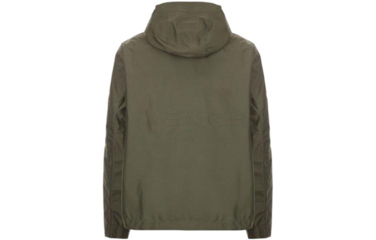 Lookbook ジバンシィ FW22 ソリッドカラー ジップアップ フーディー ジャケット グリーン BM00YY147N-305