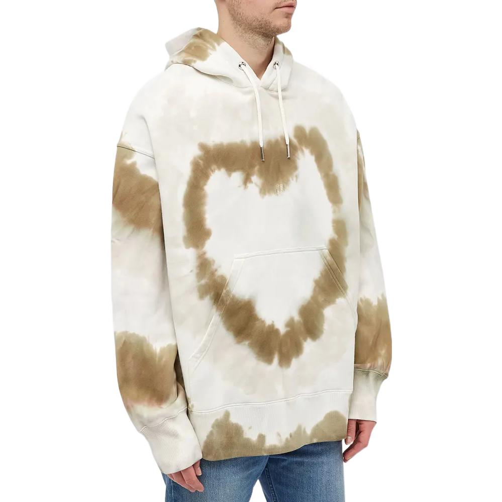 Purchase 지방시 FW22 타이다이 프린트 후디 화이트 BMJ0CK3Y69-133