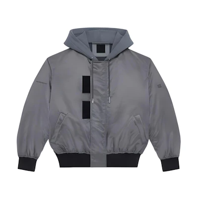 Givenchy FW22 Tri-Color Hooded Jacket Steel Blue () BM00U012J6-495