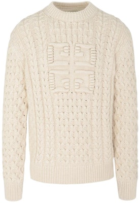 GIVENCHY FW23 Beige Crewneck Pullover Sweater Lengan Panjang. BM90Q24YGJ-156 Order GIVENCHY FW23 Beige Crewneck Pullover Sweater Lengan Panjang. BM90Q24YGJ-156