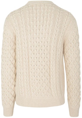 GIVENCHY FW23 Beige Crewneck Pullover Sweater Lengan Panjang. BM90Q24YGJ-156 Lookbook GIVENCHY FW23 Beige Crewneck Pullover Sweater Lengan Panjang. BM90Q24YGJ-156