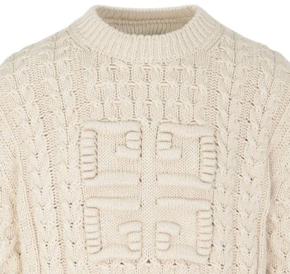 GIVENCHY FW23 Beige Crewneck Pullover Sweater Lengan Panjang. BM90Q24YGJ-156 Shop GIVENCHY FW23 Beige Crewneck Pullover Sweater Lengan Panjang. BM90Q24YGJ-156