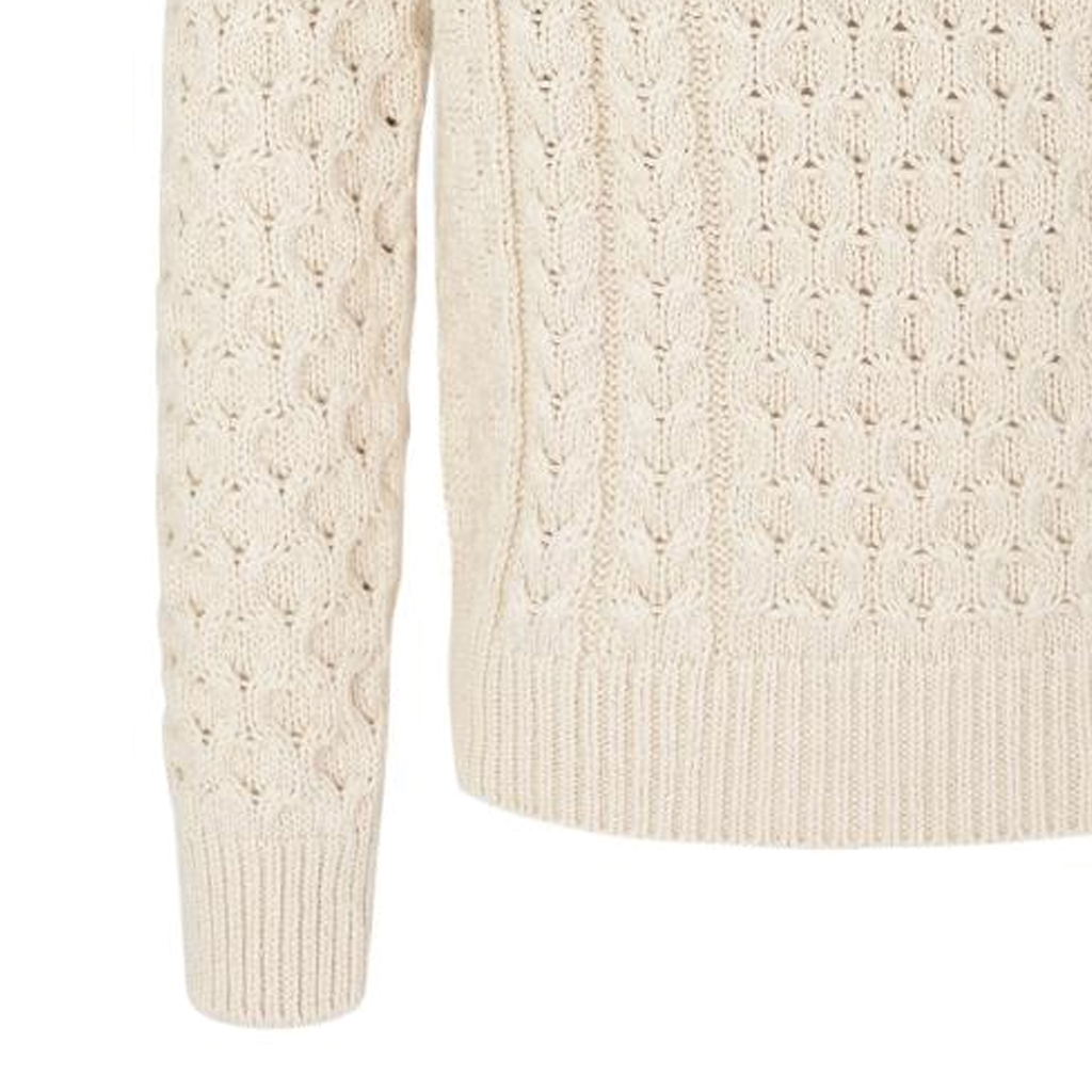 Details for GIVENCHY FW23 Beige Crewneck Pullover Sweater Lengan Panjang. BM90Q24YGJ-156