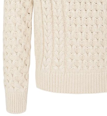 GIVENCHY FW23 Beige Crewneck Pullover Sweater Lengan Panjang. BM90Q24YGJ-156 Details for GIVENCHY FW23 Beige Crewneck Pullover Sweater Lengan Panjang. BM90Q24YGJ-156