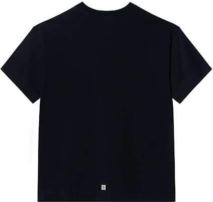 지방시 FW23 블랙 라이트닝 로고 프린트 크루넥 티셔츠. BM71JB3YJ9-001 Lookbook 지방시 FW23 블랙 라이트닝 로고 프린트 크루넥 티셔츠. BM71JB3YJ9-001