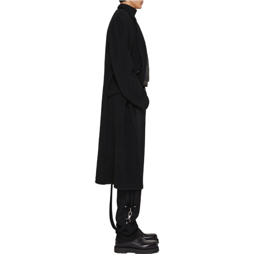 GIVENCHY FW23  Black Solid Color Long Sleeve Mid-Length Coat BMC07S12ZE-001 圖 5