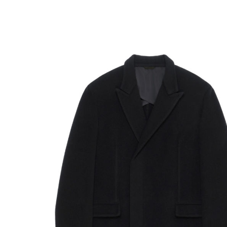 GIVENCHY FW23  Black Solid Color Long Sleeve Mid-Length Coat BMC07S12ZE-001 圖 6
