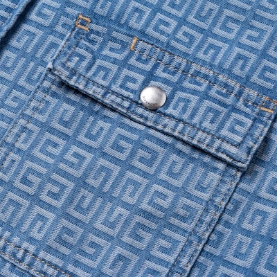 Givenchy FW23 Kaos Polo Lengan Pendek Logo Fitted Biru. BM60WZ50P9-452 Details for Givenchy FW23 Kaos Polo Lengan Pendek Logo Fitted Biru. BM60WZ50P9-452