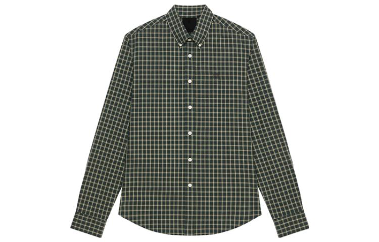 Givenchy FW23  Green Plaid Button-Up Long Sleeve Shirt. BM60Y114Y0-960 圖 2