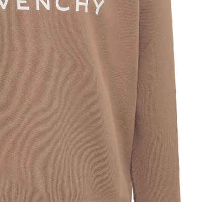 紀梵希 FW23 字母印花米色圓領長袖上衣. BMJ0HA3YAC-280 4