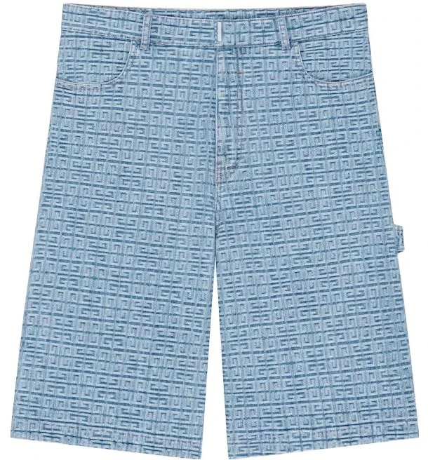 givenchy-fw-23-light-blue-logo-print-mid-waist-straight-denim-shorts-bm-519-c50-p9-452