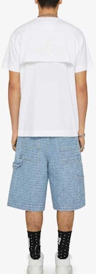 纪梵希 FW23 浅蓝色印花中腰直筒牛仔短裤 BM519C50P9-452 Shop 纪梵希 FW23 浅蓝色印花中腰直筒牛仔短裤 BM519C50P9-452