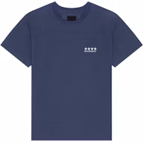 Givenchy FW23 Navy Blue Logo Print Crewneck T-Shirt BM71JA3YJ5-402 Givenchy FW23 Navy Blue Logo Print Crewneck T-Shirt BM71JA3YJ5-402