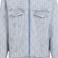 Sizing Givenchy FW23 All-Over Print Square Neck Jacket Men’s Blue BM012N50P9-452