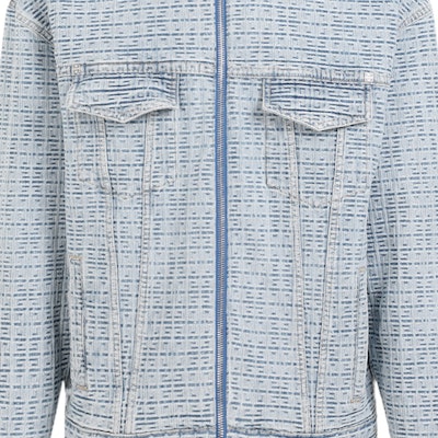 지방시 FW23 올오버 프린트 스퀘어넥 재킷 남성 블루 BM012N50P9-452 Sizing 지방시 FW23 올오버 프린트 스퀘어넥 재킷 남성 블루 BM012N50P9-452