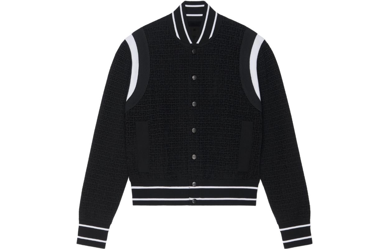 Givenchy FW23 Contrast Button Casual Jacket  Black BM016B4YH9-001