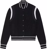 Order Givenchy FW23 對比鈕扣休閒外套 黑色 BM016B4YH9-001