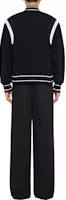 Shop Givenchy FW23 對比鈕扣休閒外套 黑色 BM016B4YH9-001